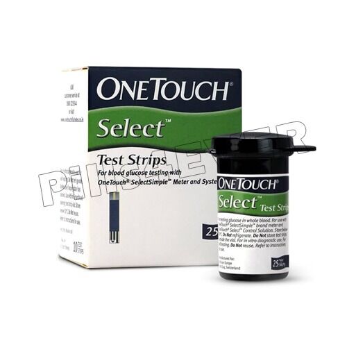 OneTouch Select Plus Test 25 Strip (Only Strips) OneTouch Select Plus Test 25 Strip (Only Strips)