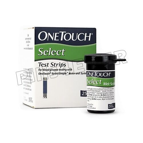 OneTouch Select Test 25 Strip (Only Strips) (Healthcare Device) OneTouch Select Test 25 Strip (Only Strips) (Healthcare Device)