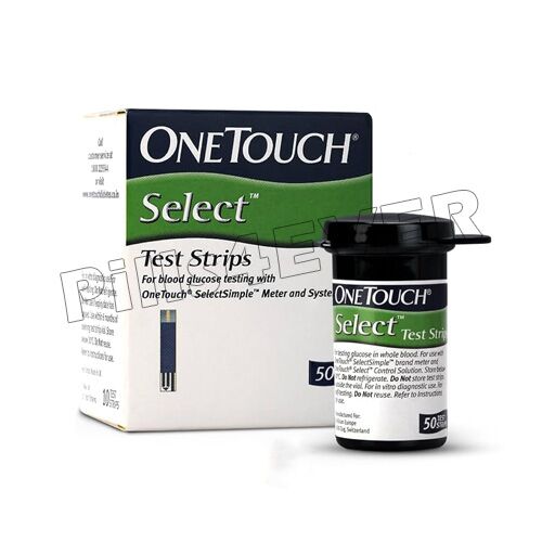OneTouch Select Test 50 Strip (Only Strips) (Healthcare Device)