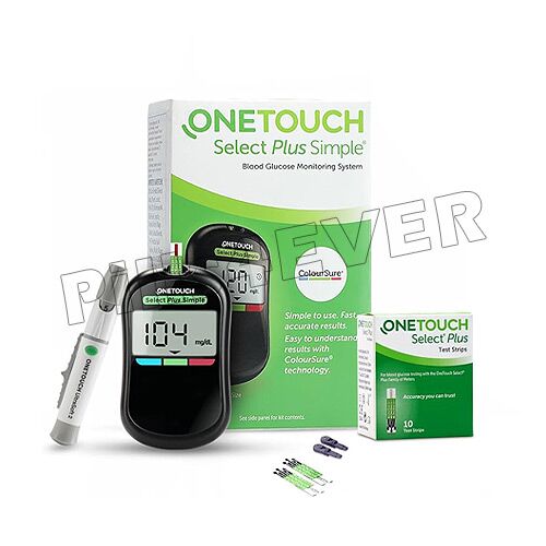 OneTouch Select Plus Simple Glucometer (Healthcare Device) OneTouch Select Plus Simple Glucometer (Healthcare Device)